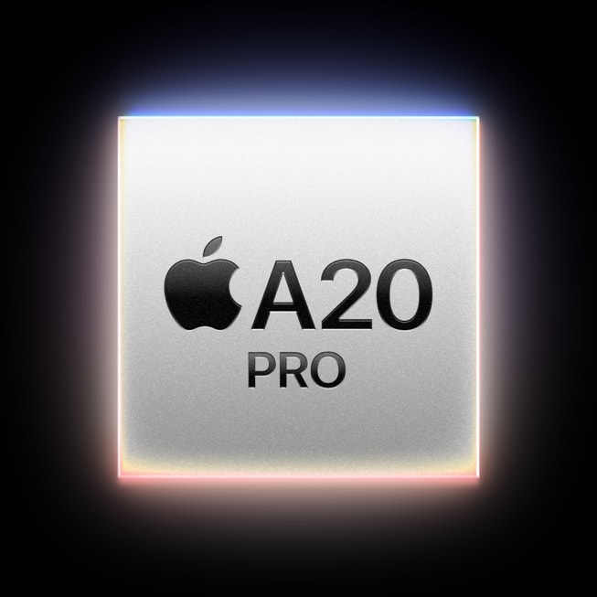 Il logo del chip A20 Pro.