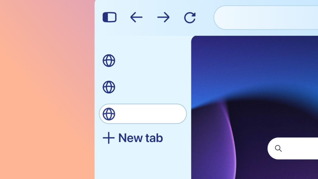 Modalità compatta di Firefox nella schermata Mozilla