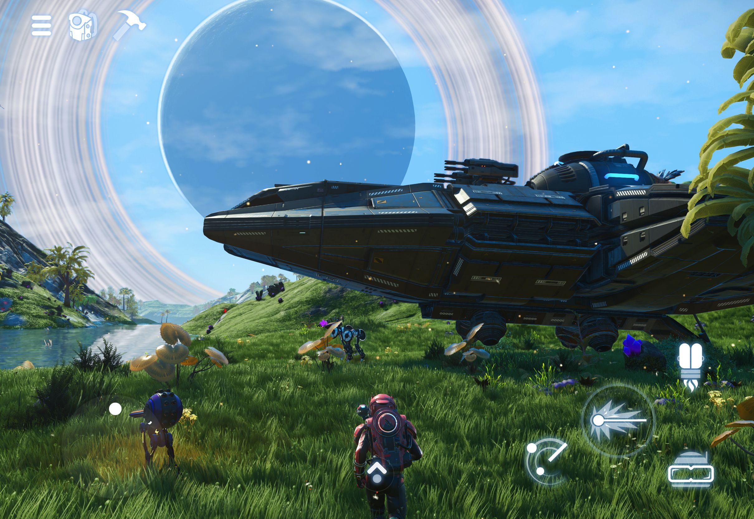 No Man’s Sky su iPad: screenshot ufficiale