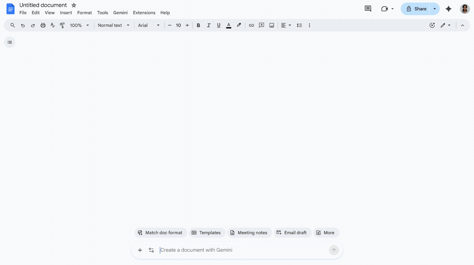 Skill Builder in Google Docs nella dimostrazione Google