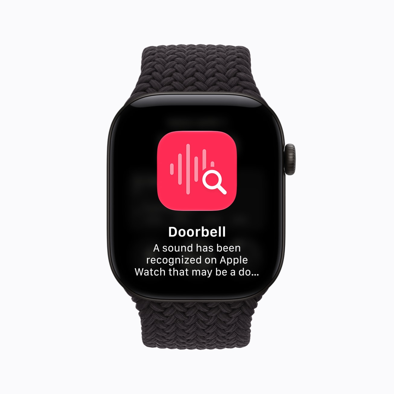 Avviso Riconoscimento suoni di un campanello su Apple Watch Series 12