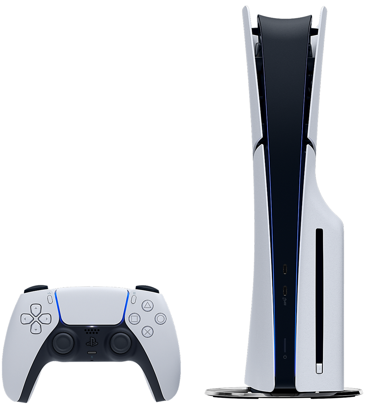 PS5 slim con lettore e DualSense