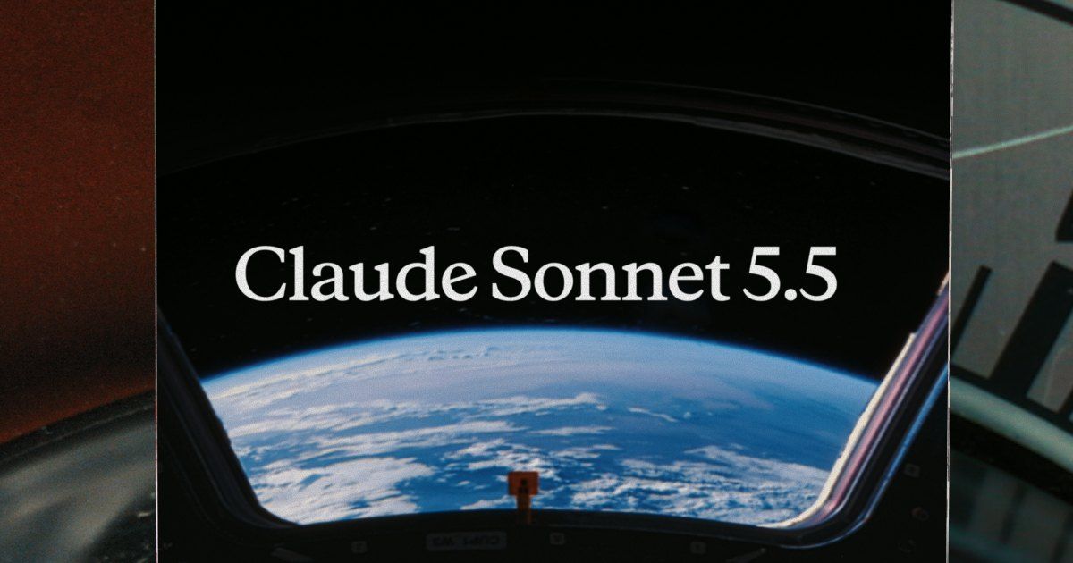 Copertina ufficiale di presentazione Claude Sonnet 5.5