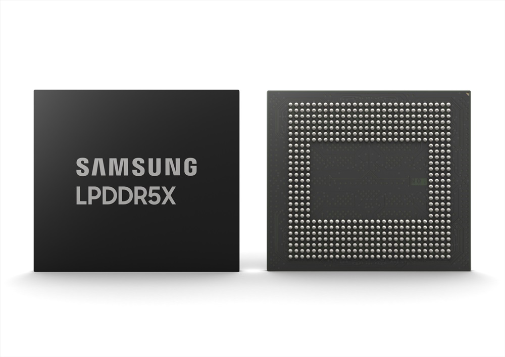 Package di memoria mobile Samsung LPDDR5X