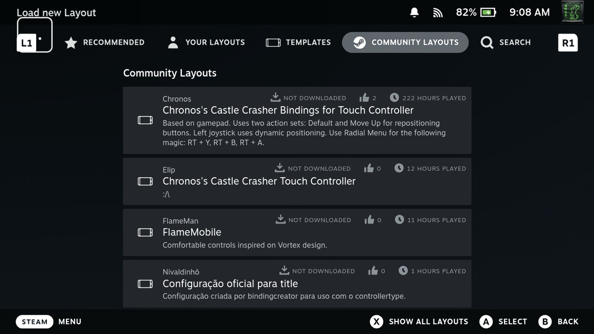 DroidDeck: Community touch-controller layouts for Castle Crashers